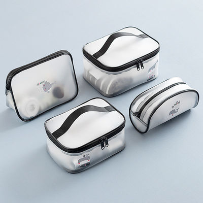 Sac cosmétique clair de PVC de Matt Toiletries Portable Traveling