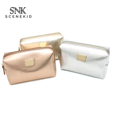 Sac en cuir de maquillage d'unité centrale de belle petite rayure croisée de luxe