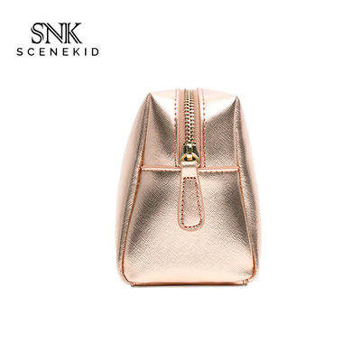 Sac en cuir de maquillage d'unité centrale de belle petite rayure croisée de luxe