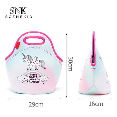 Le pique-nique de modèle de bande dessinée de coupe d'impression a isolé le sac de déjeuner de refroidisseur