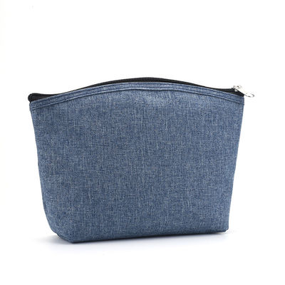 Sac cosmétique de couleur de blanc de maquillage portatif pur multifonctionnel de voyage