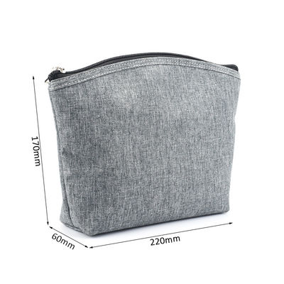 Sac cosmétique de couleur de blanc de maquillage portatif pur multifonctionnel de voyage