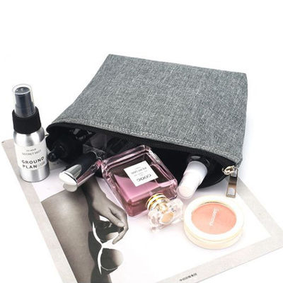 Sac cosmétique de couleur de blanc de maquillage portatif pur multifonctionnel de voyage