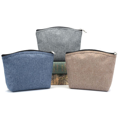 Sac cosmétique de couleur de blanc de maquillage portatif pur multifonctionnel de voyage